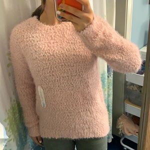 So eyelash crew sweater